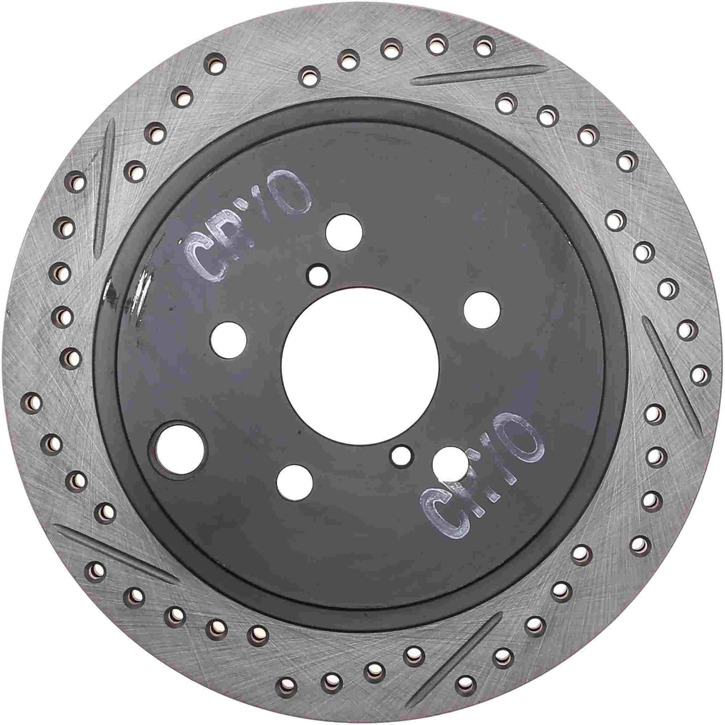 StopTech 10 Subaru Legacy 2.5/3.6R SportStop Cryo Slotted & Drilled Rear Left Side Brake Rotor 127.47031CL