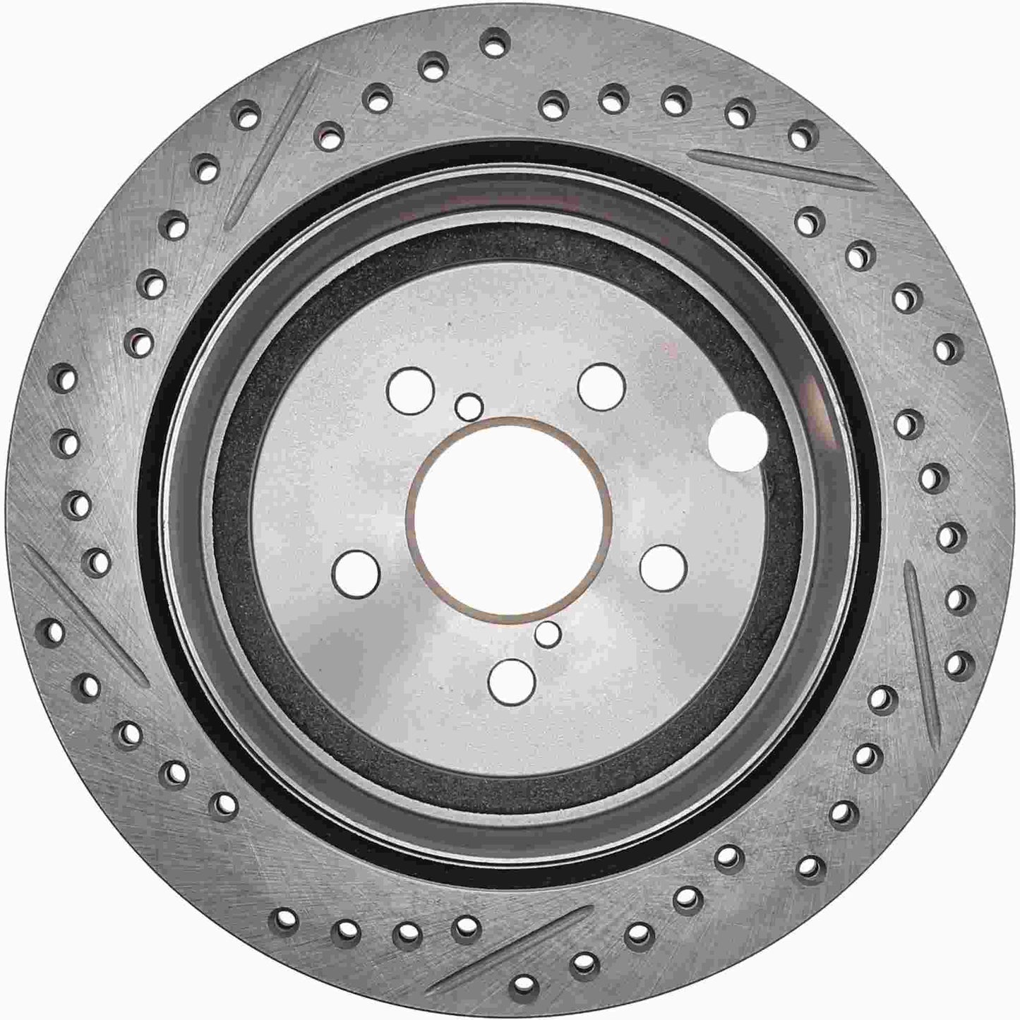 StopTech 10 Subaru Legacy 2.5/3.6R SportStop Cryo Slotted & Drilled Rear Right Side Brake Rotor 127.47031CR