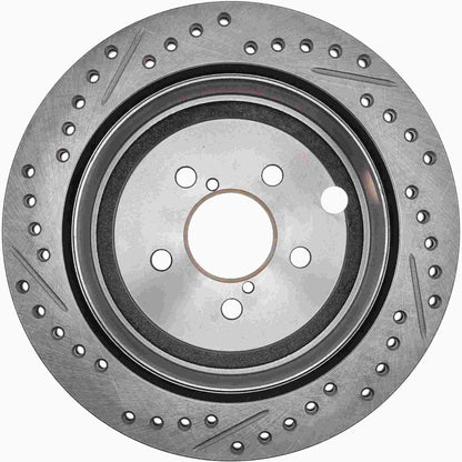 StopTech 10 Subaru Legacy 2.5/3.6R SportStop Cryo Slotted & Drilled Rear Right Side Brake Rotor 127.47031CR