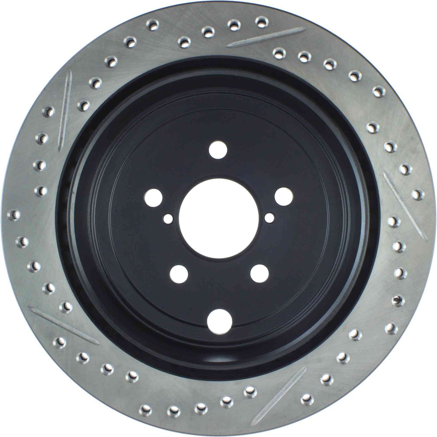 StopTech Sport Drilled/Slotted Brake Rotor; Rear Left