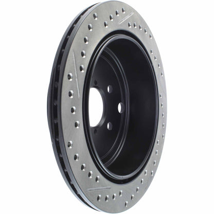 StopTech Sport Drilled/Slotted Brake Rotor; Rear Left