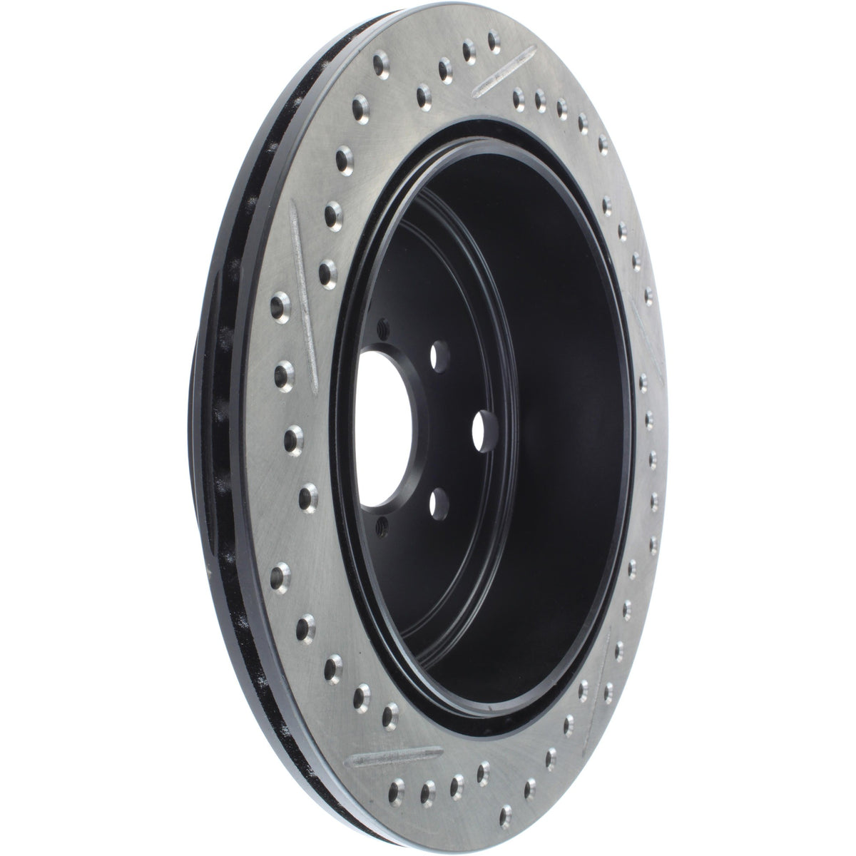 StopTech Sport Drilled/Slotted Brake Rotor; Rear Left