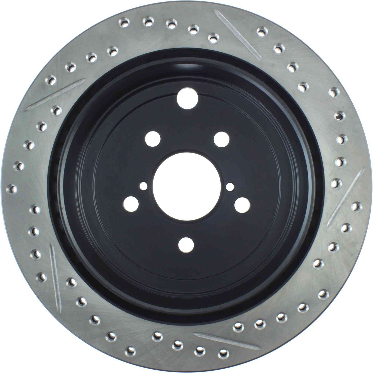 StopTech Sport Drilled/Slotted Brake Rotor; Rear Right