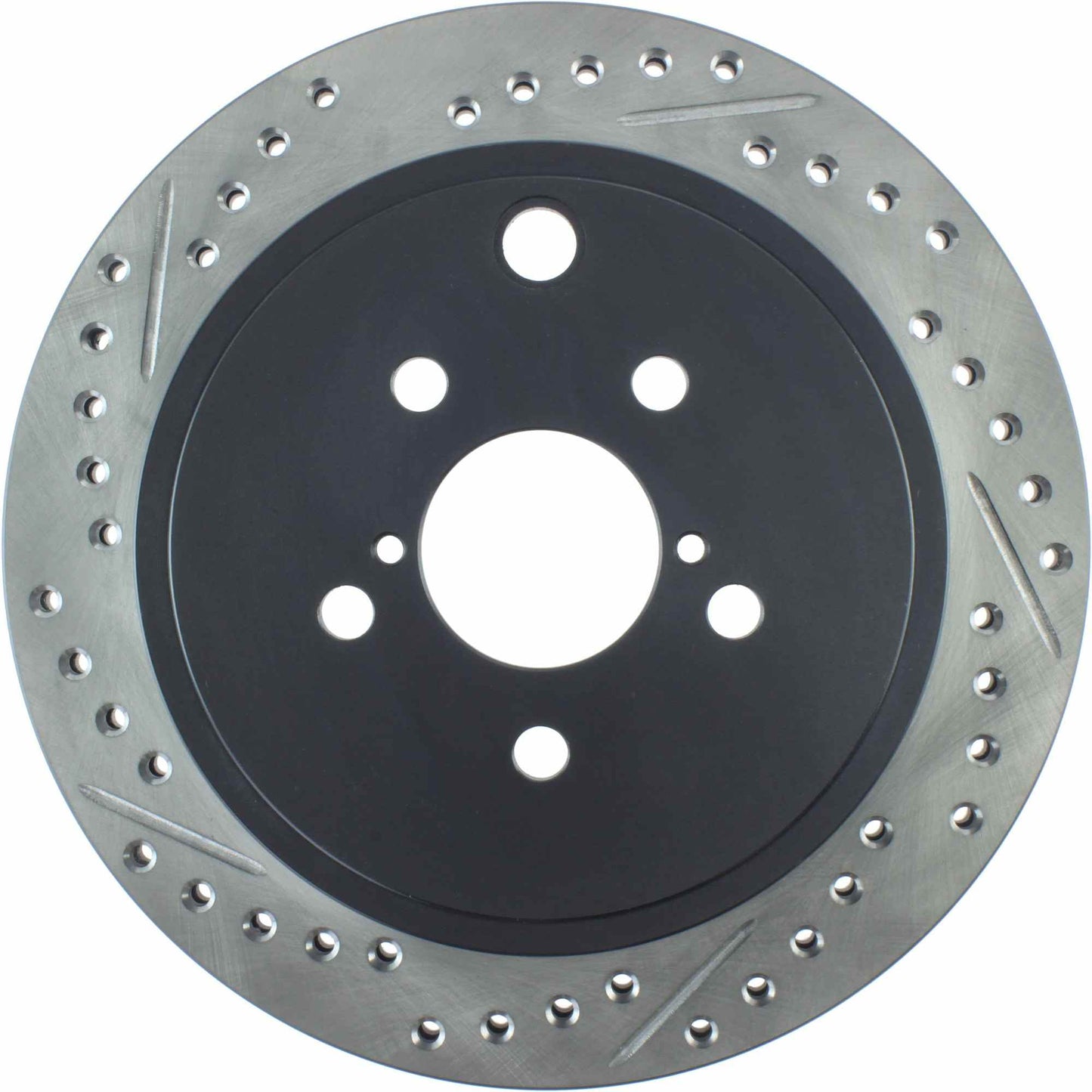 StopTech Sport Drilled/Slotted Brake Rotor; Rear Right