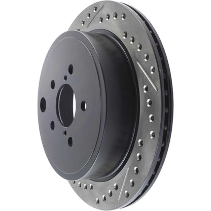 StopTech Sport Drilled/Slotted Brake Rotor; Rear Right