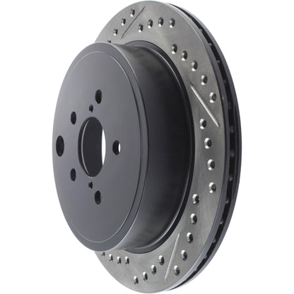 StopTech Sport Drilled/Slotted Brake Rotor; Rear Right