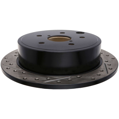 StopTech Sport Drilled/Slotted Brake Rotor; Rear Right