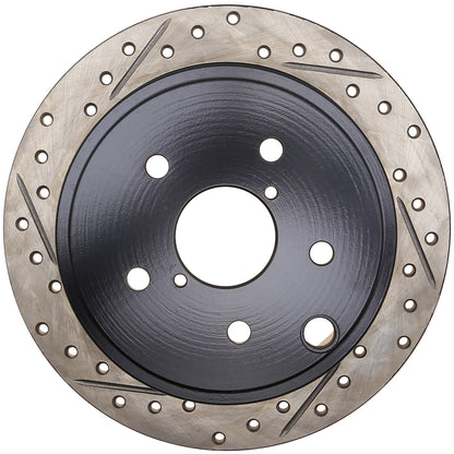 StopTech Sport Drilled/Slotted Brake Rotor; Rear Right
