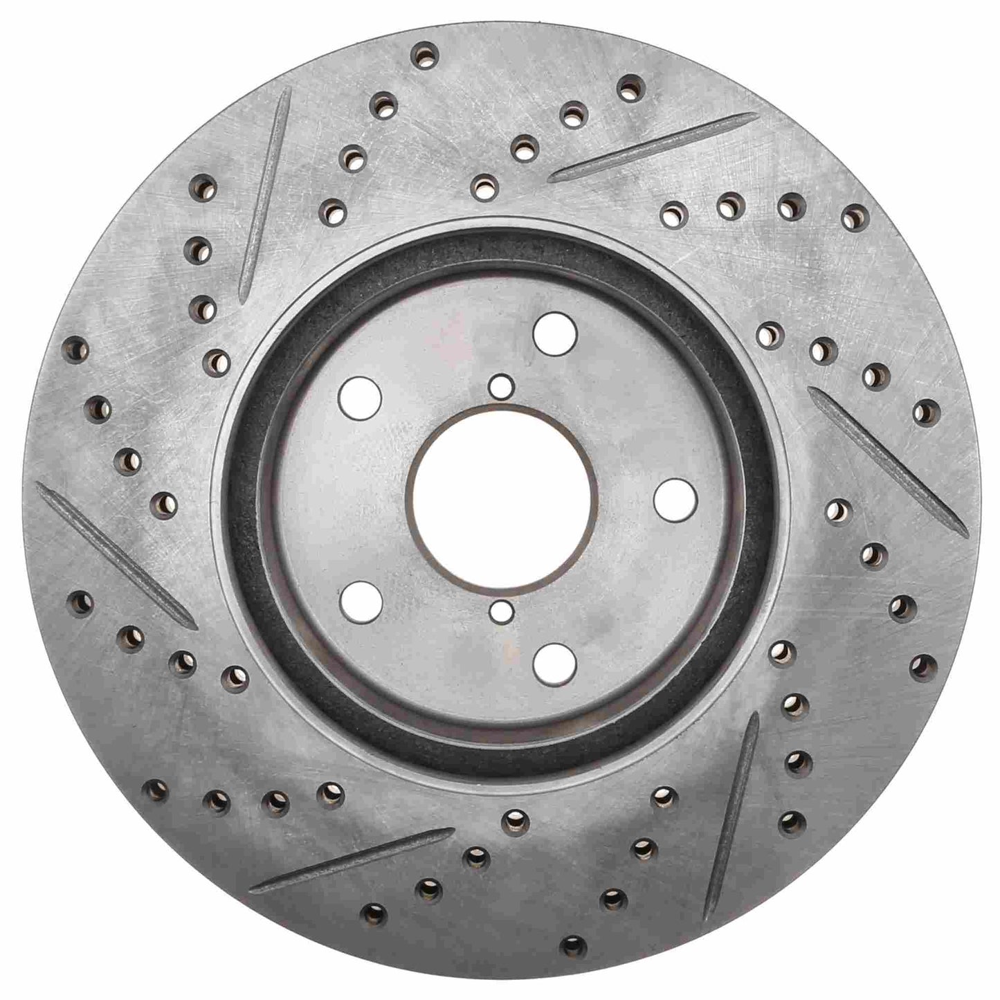 StopTech Sport Drilled/Slotted Brake Rotor; Front Left