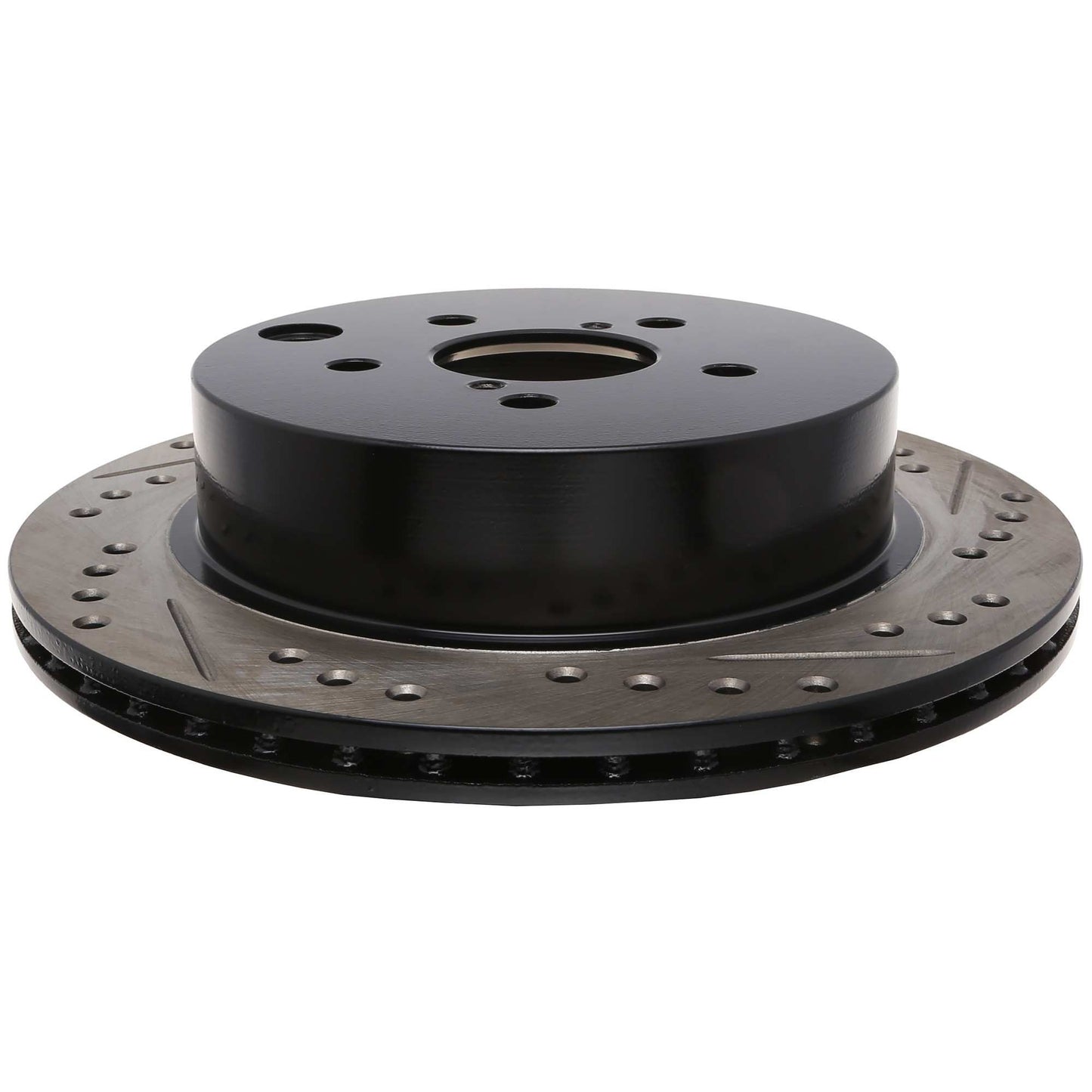 StopTech 14-18 Subaru Forester Sport Slotted & Drilled Rear Left Rotor 127.47035L