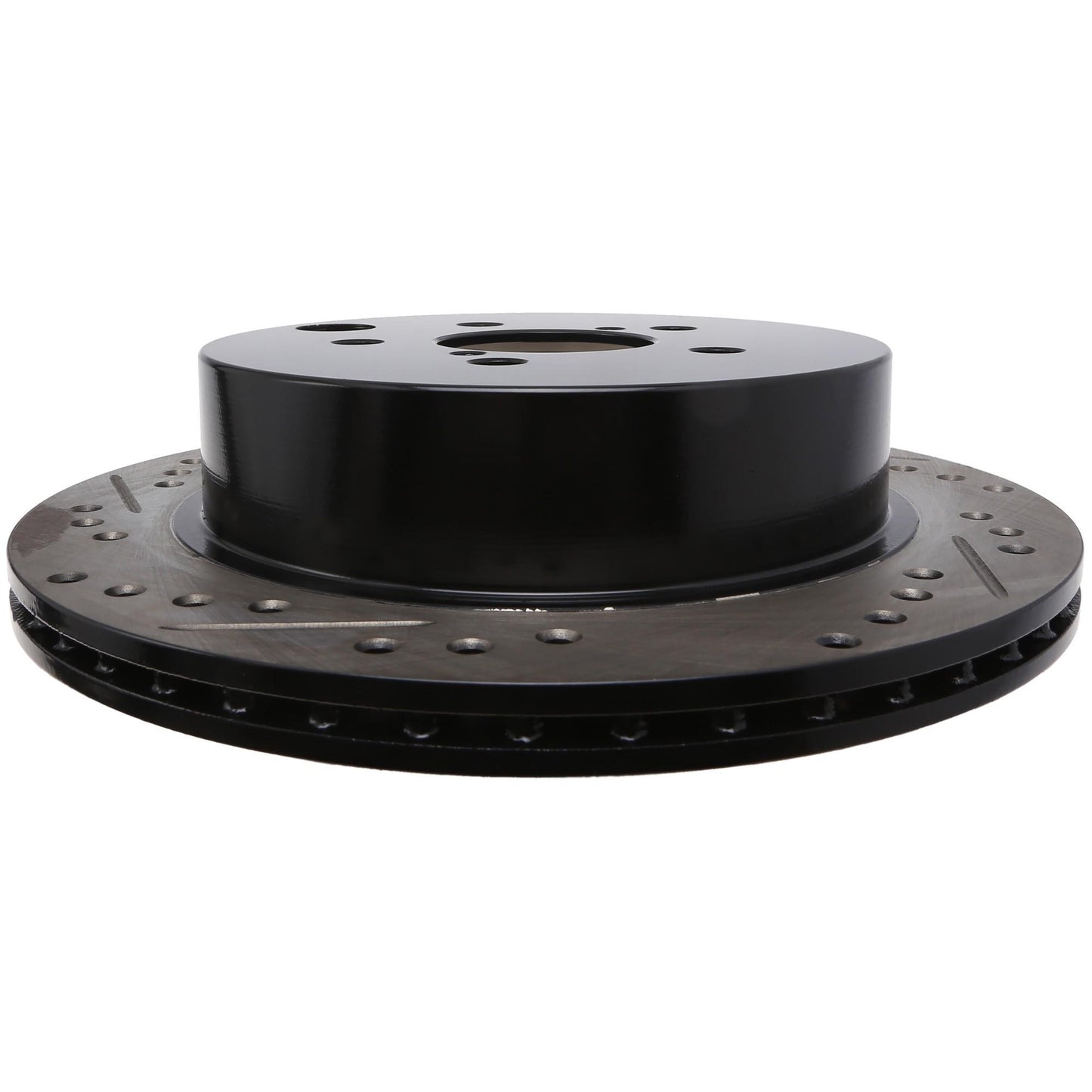 StopTech 14-18 Subaru Forester Sport Slotted & Drilled Rear Right Rotor 127.47035R
