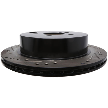 StopTech 14-18 Subaru Forester Sport Slotted & Drilled Rear Right Rotor 127.47035R