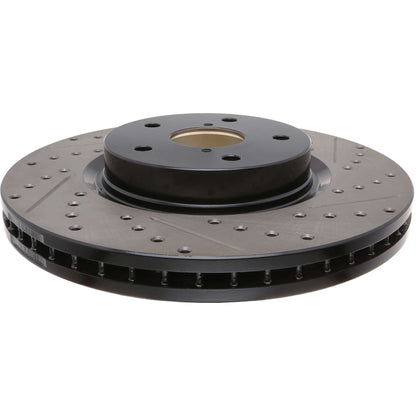 StopTech 2017 Subaru Outback Slotted & Drilled Left Sport Brake Rotor 127.47036L