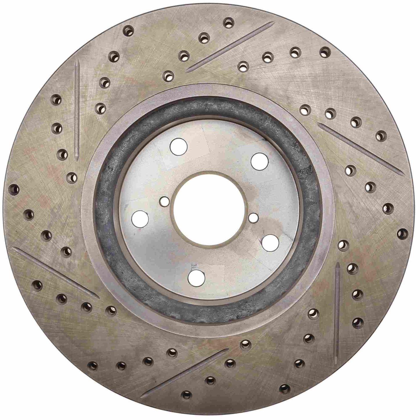 StopTech 2017 Subaru Outback Slotted & Drilled Left Sport Brake Rotor 127.47036L