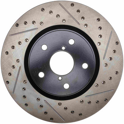 StopTech 2017 Subaru Outback Slotted & Drilled Left Sport Brake Rotor 127.47036L