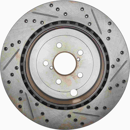 StopTech Sport Slotted & Drilled Passenger Side Rotor 127.47043R