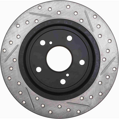 StopTech  Sport Cryo Drilled/Slotted Brake Rotor; Rear Right