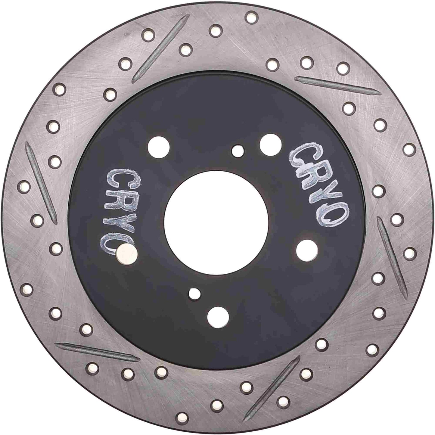 StopTech  Sport Cryo Drilled/Slotted Brake Rotor; Rear Right
