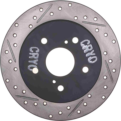 StopTech  Sport Cryo Drilled/Slotted Brake Rotor; Rear Right