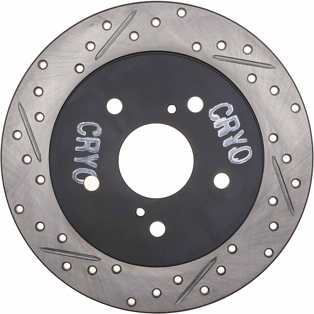 StopTech  Sport Cryo Drilled/Slotted Brake Rotor; Rear Right