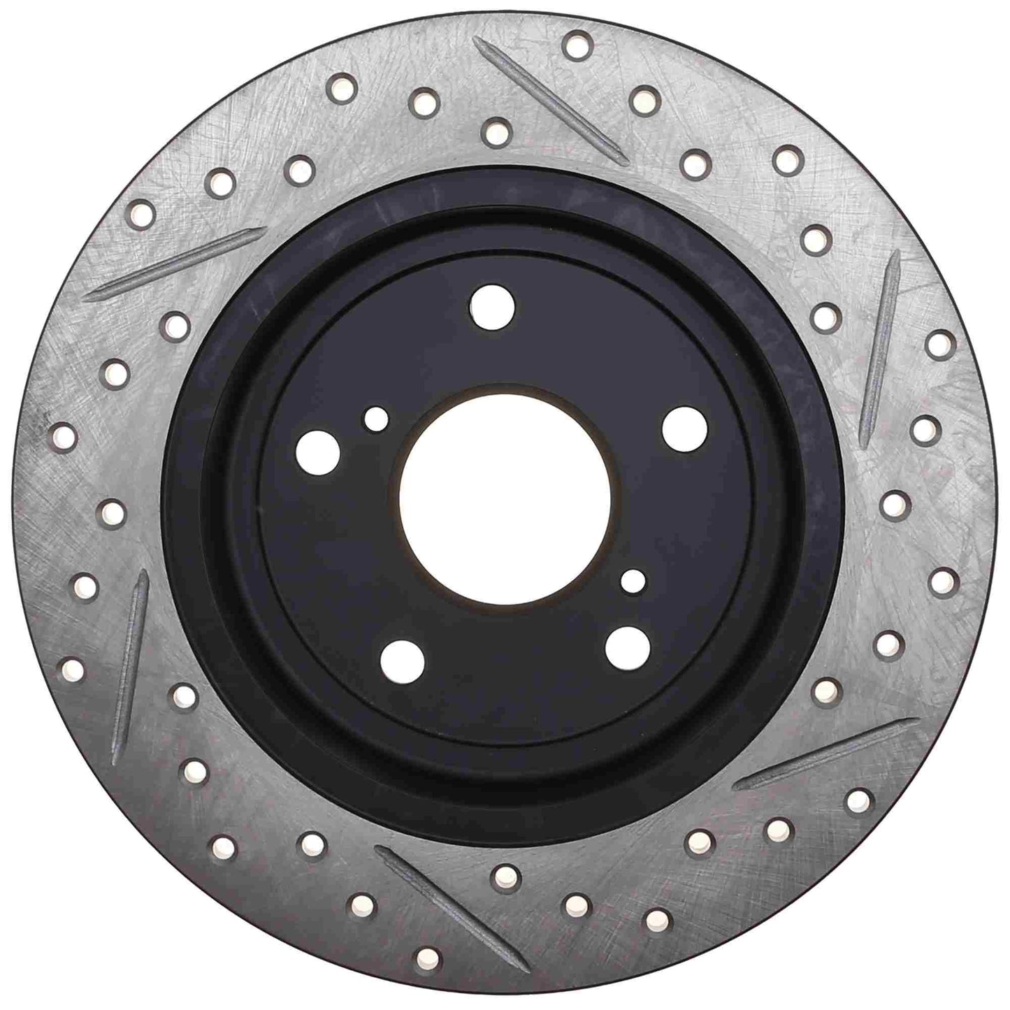 StopTech Sport Drilled/Slotted Brake Rotor; Rear Right