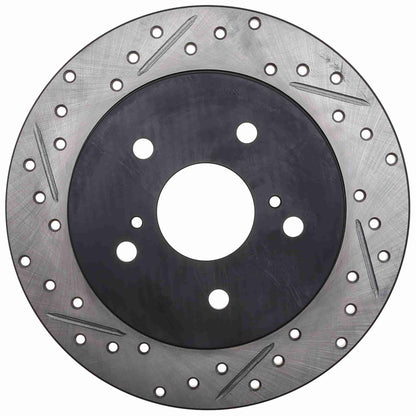 StopTech Sport Drilled/Slotted Brake Rotor; Rear Right