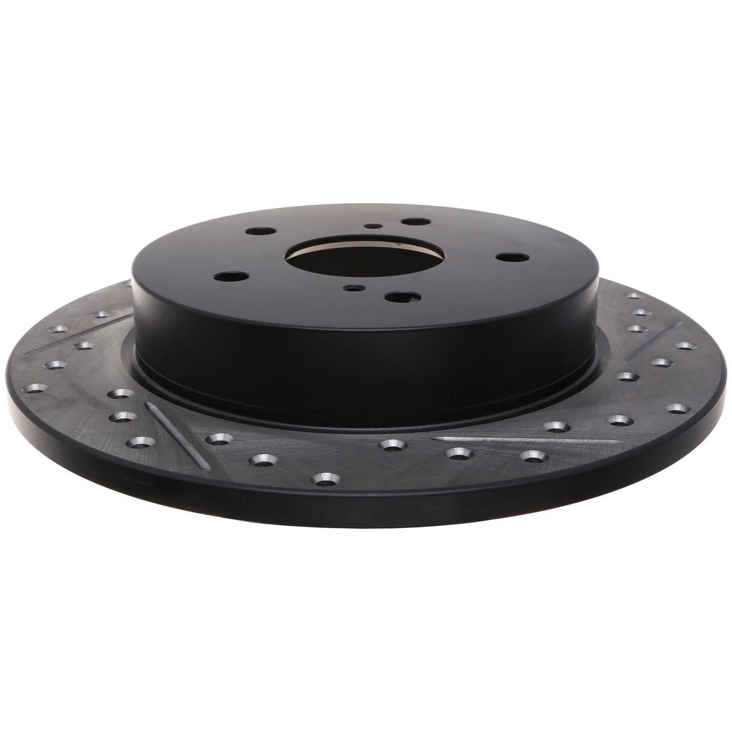 StopTech Sport Drilled/Slotted Brake Rotor; Rear Left