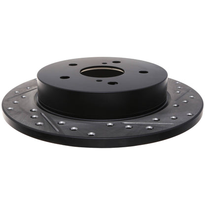StopTech Sport Drilled/Slotted Brake Rotor; Rear Left