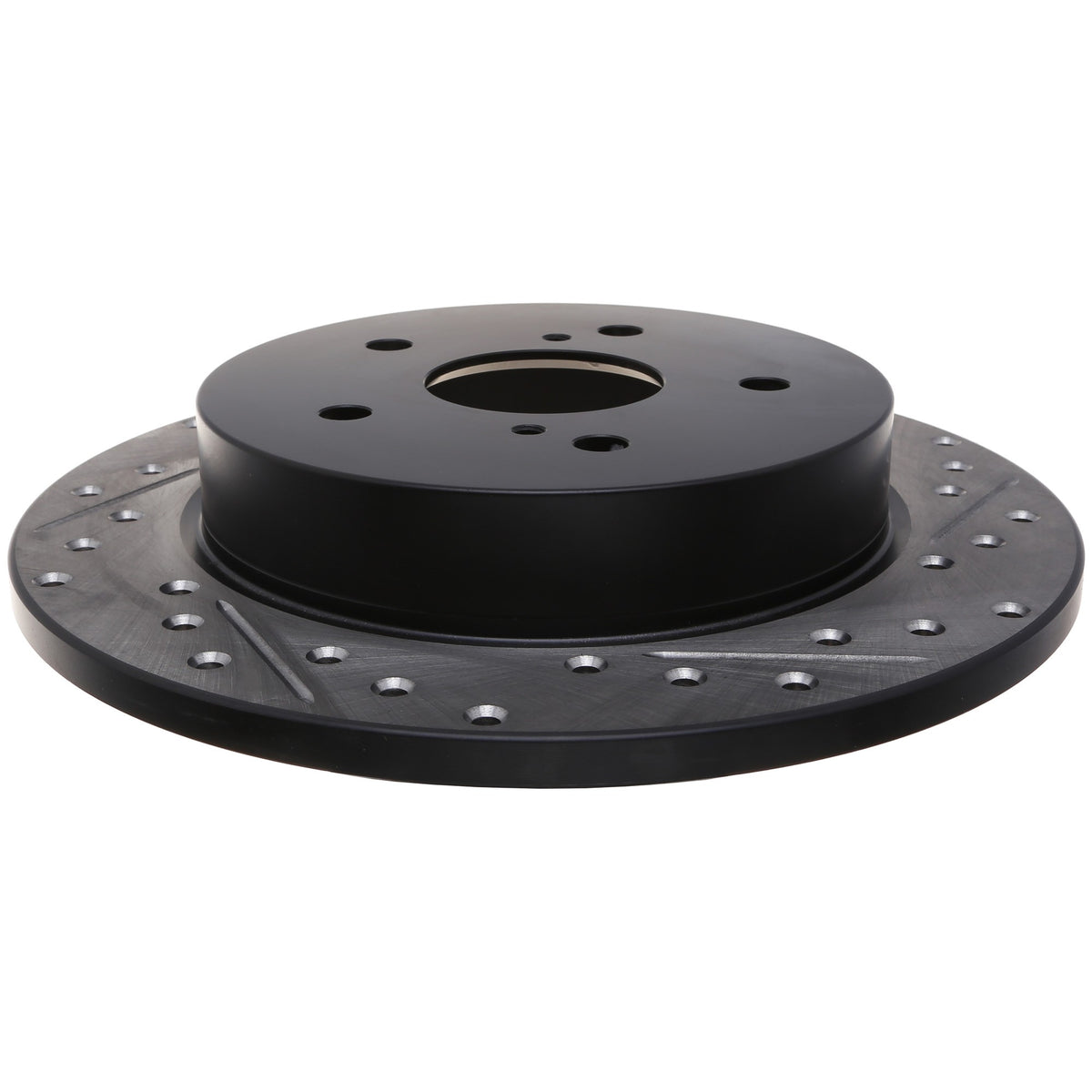 StopTech Sport Drilled/Slotted Brake Rotor; Rear Left