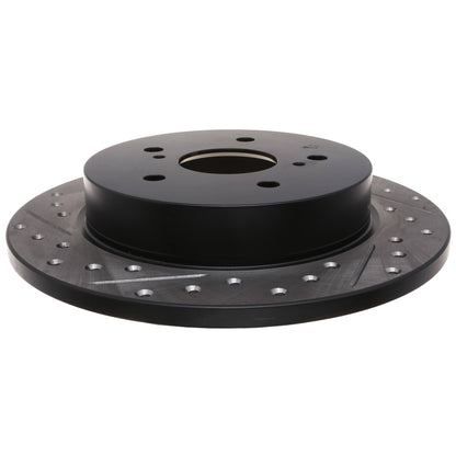 StopTech Sport Drilled/Slotted Brake Rotor; Rear Right