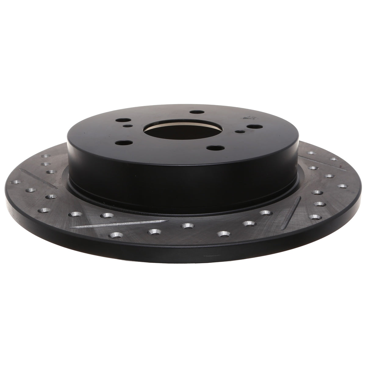 StopTech Sport Drilled/Slotted Brake Rotor; Rear Right