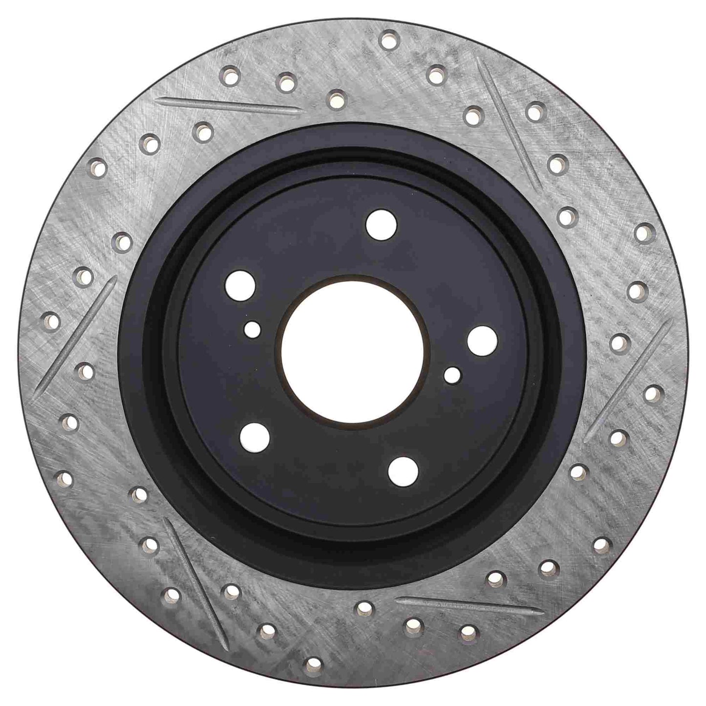 StopTech Sport Drilled/Slotted Brake Rotor; Rear Right