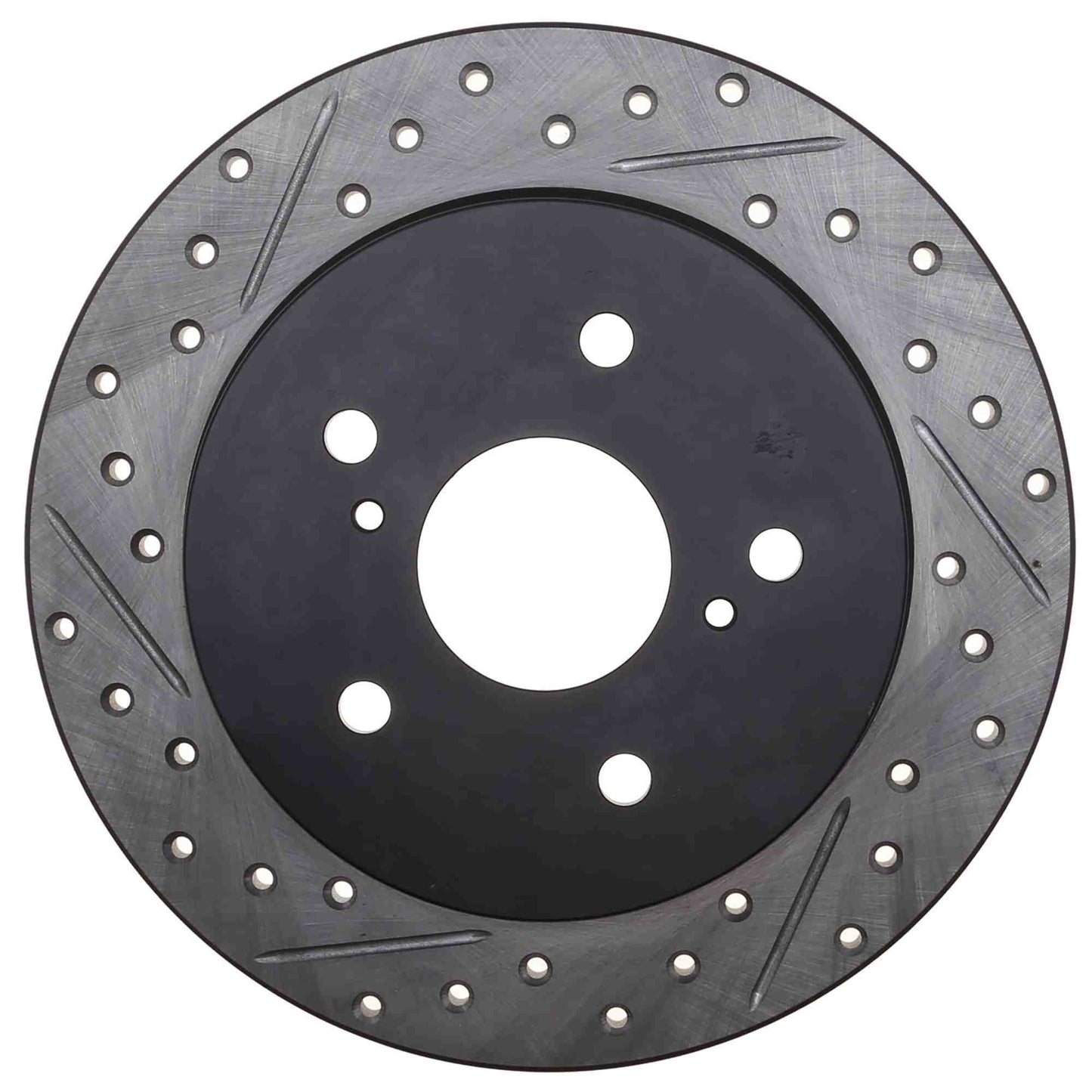 StopTech Sport Drilled/Slotted Brake Rotor; Rear Right