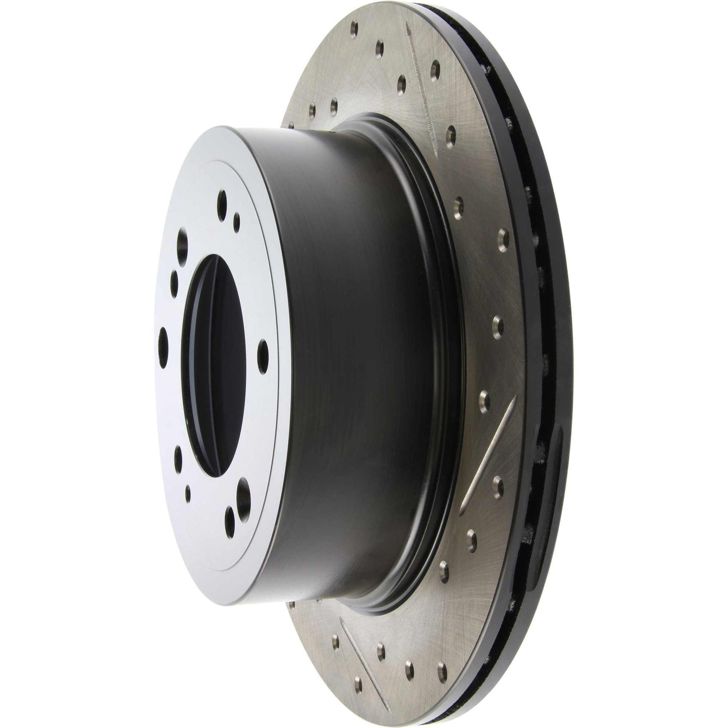 StopTech Sport Drilled/Slotted Brake Rotor; Rear Left