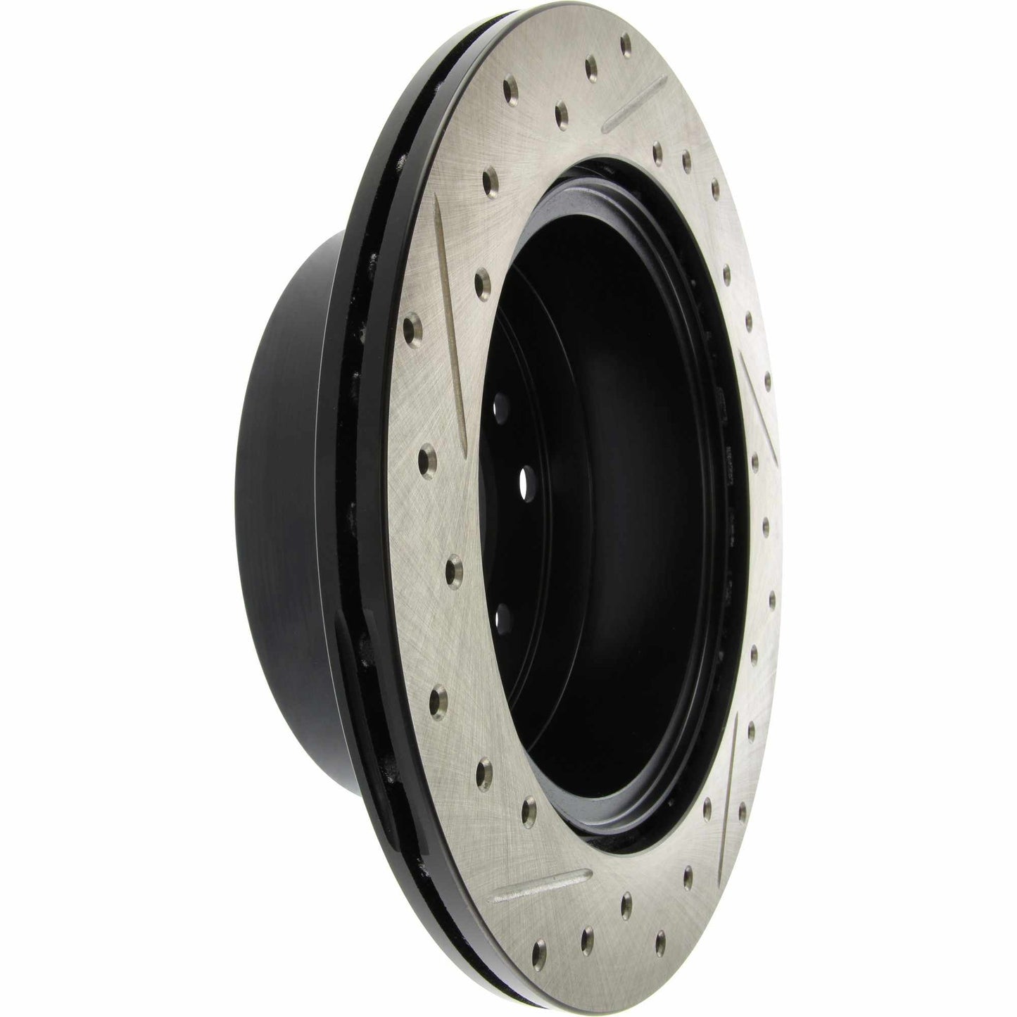 StopTech Sport Drilled/Slotted Brake Rotor; Rear Left