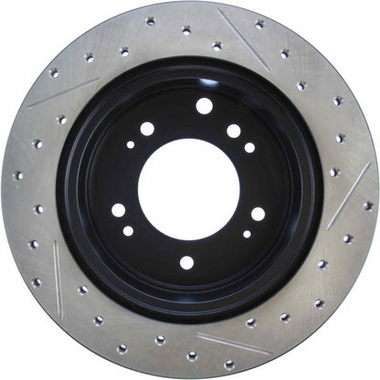 StopTech Sport Drilled/Slotted Brake Rotor; Rear Right