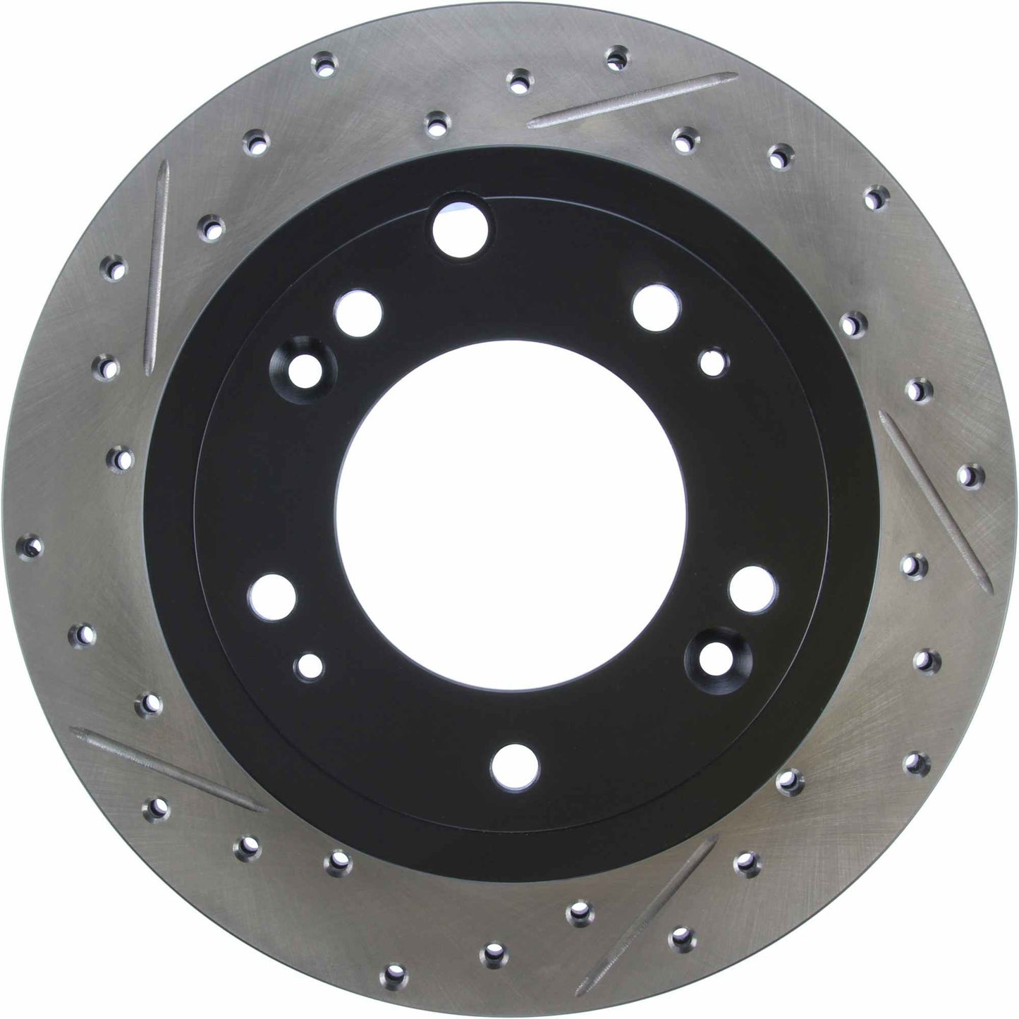 StopTech Sport Drilled/Slotted Brake Rotor; Rear Right