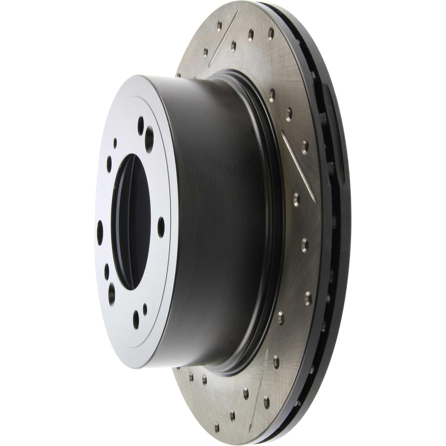 StopTech Sport Drilled/Slotted Brake Rotor; Rear Right