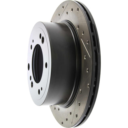 StopTech Sport Drilled/Slotted Brake Rotor; Rear Right