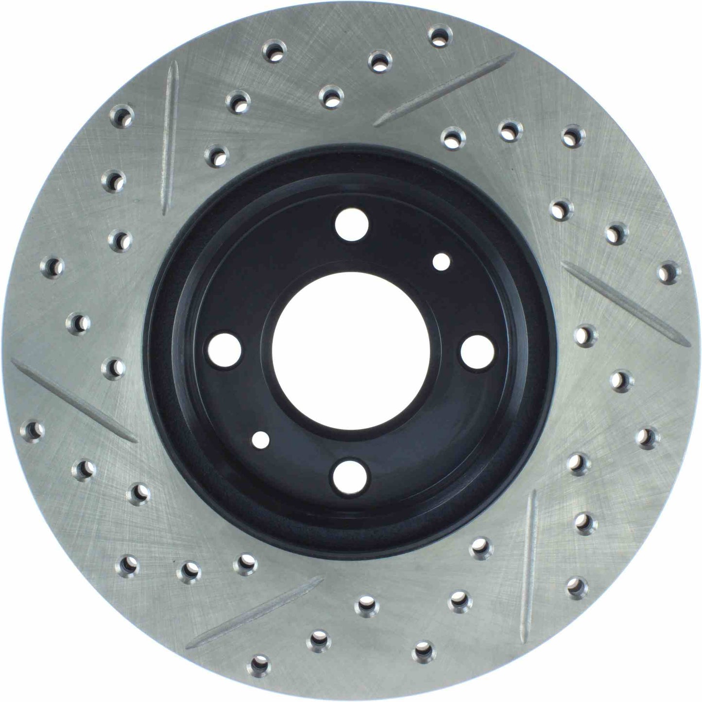 StopTech Sport Drilled/Slotted Brake Rotor; Front Left