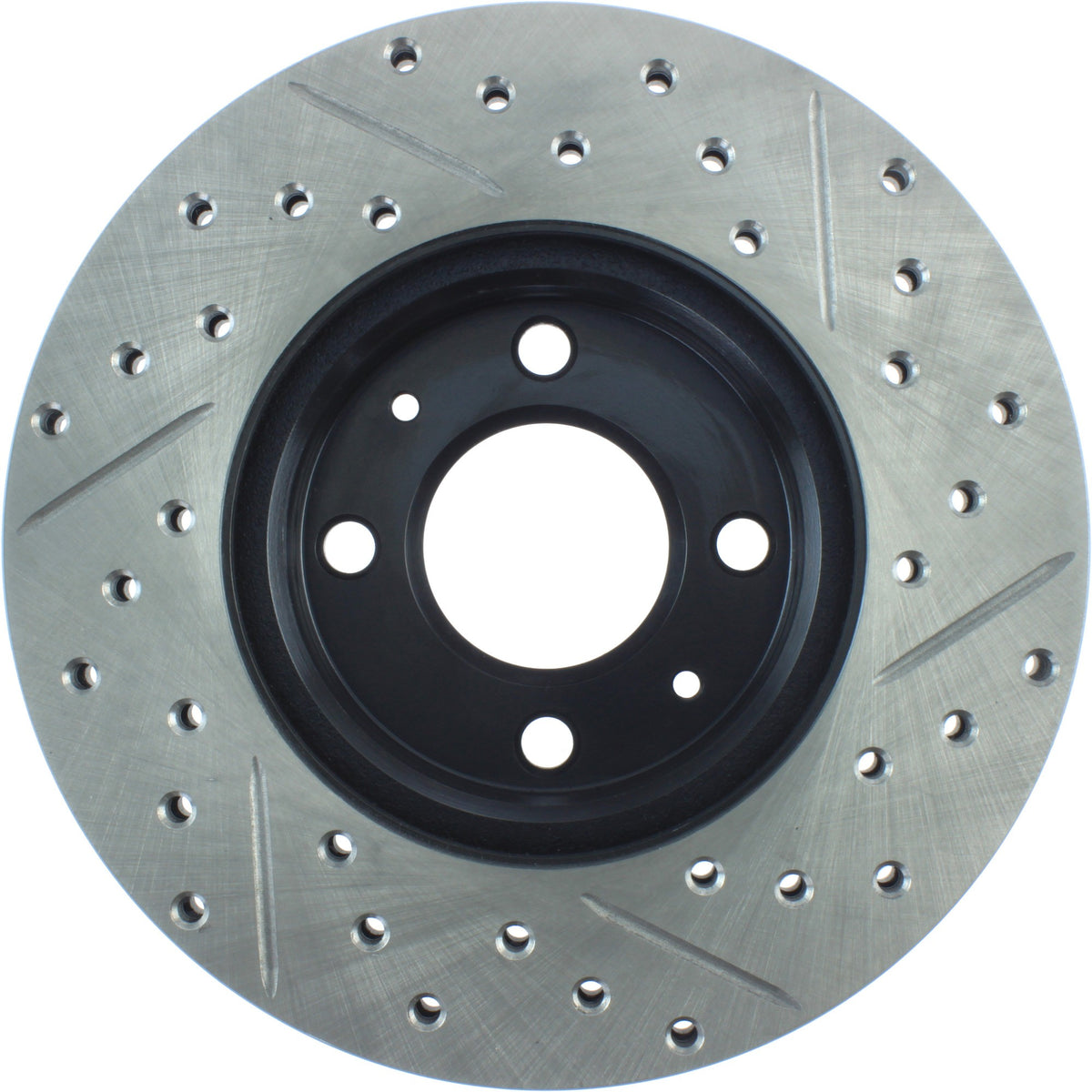 StopTech  Sport Drilled/Slotted Brake Rotor; Front Right