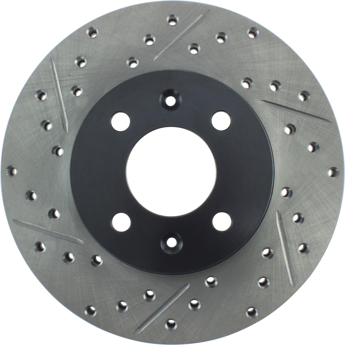 StopTech  Sport Drilled/Slotted Brake Rotor; Front Right