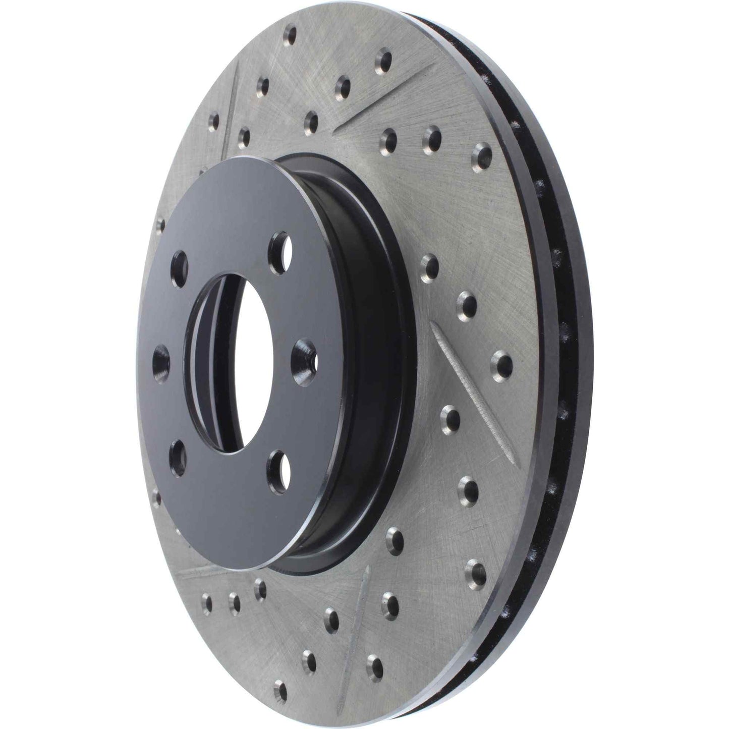 StopTech  Sport Drilled/Slotted Brake Rotor; Front Right