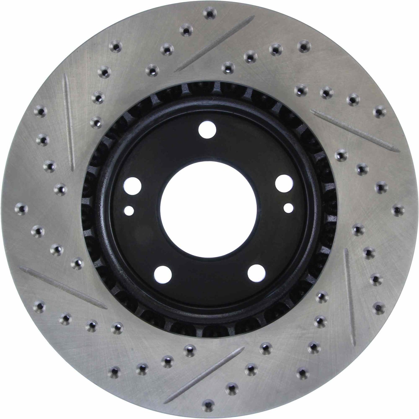 StopTech Sport Drilled/Slotted Brake Rotor; Front Left