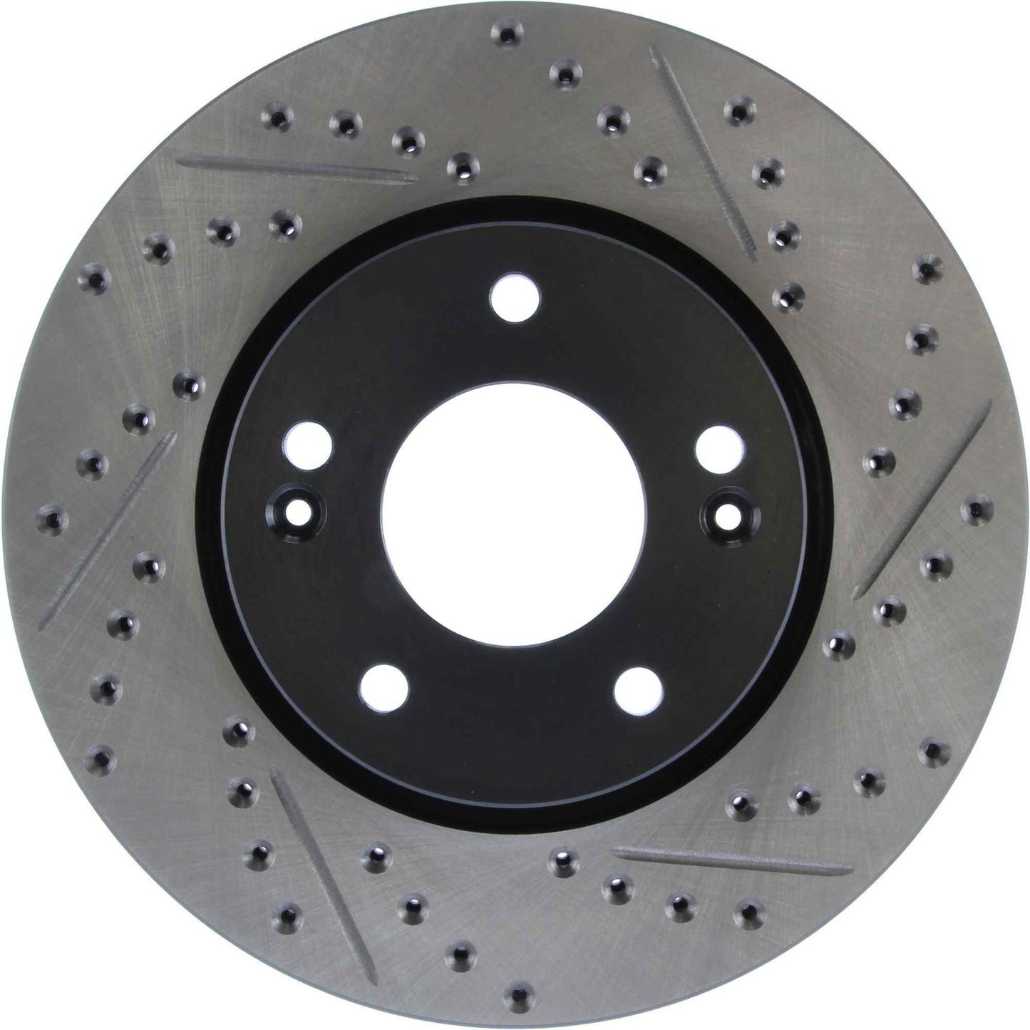 StopTech Sport Drilled/Slotted Brake Rotor; Front Left