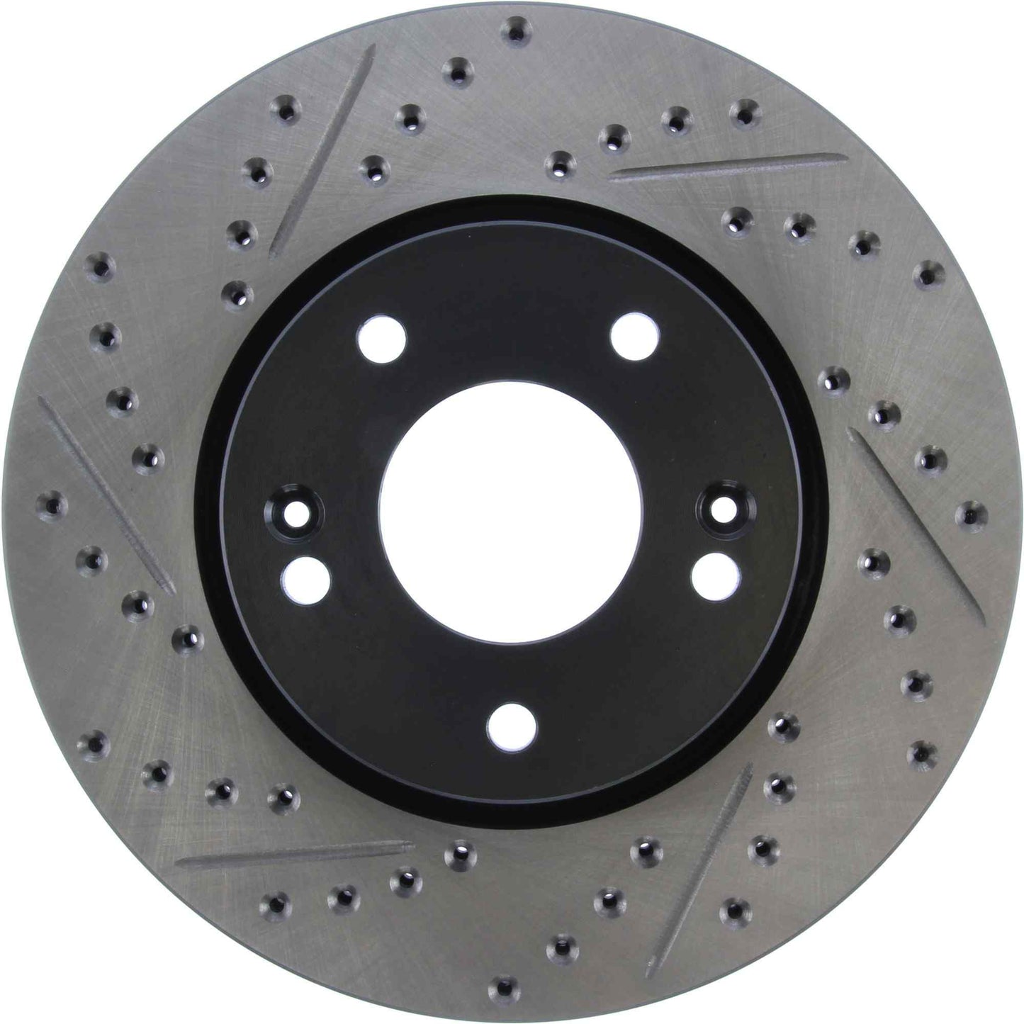 StopTech Sport Drilled/Slotted Brake Rotor; Front Right