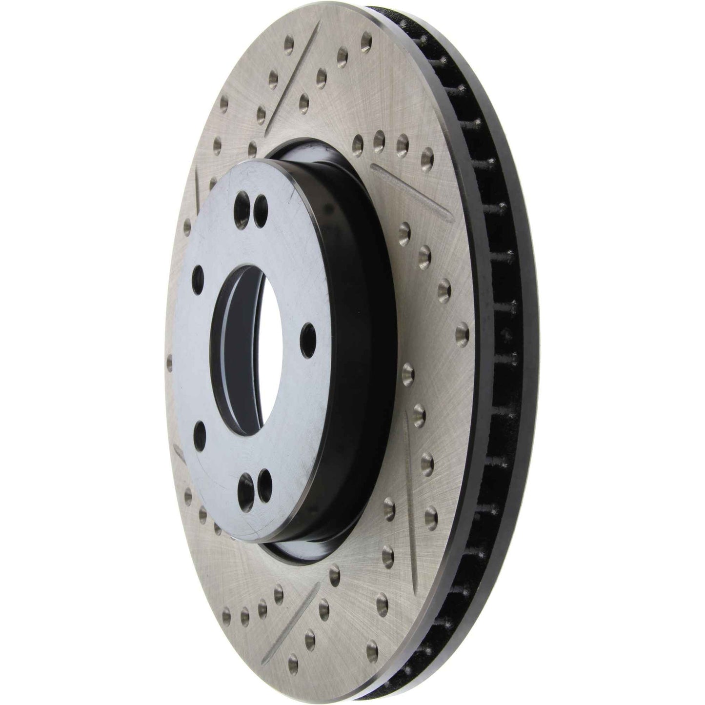 StopTech Sport Drilled/Slotted Brake Rotor; Front Right
