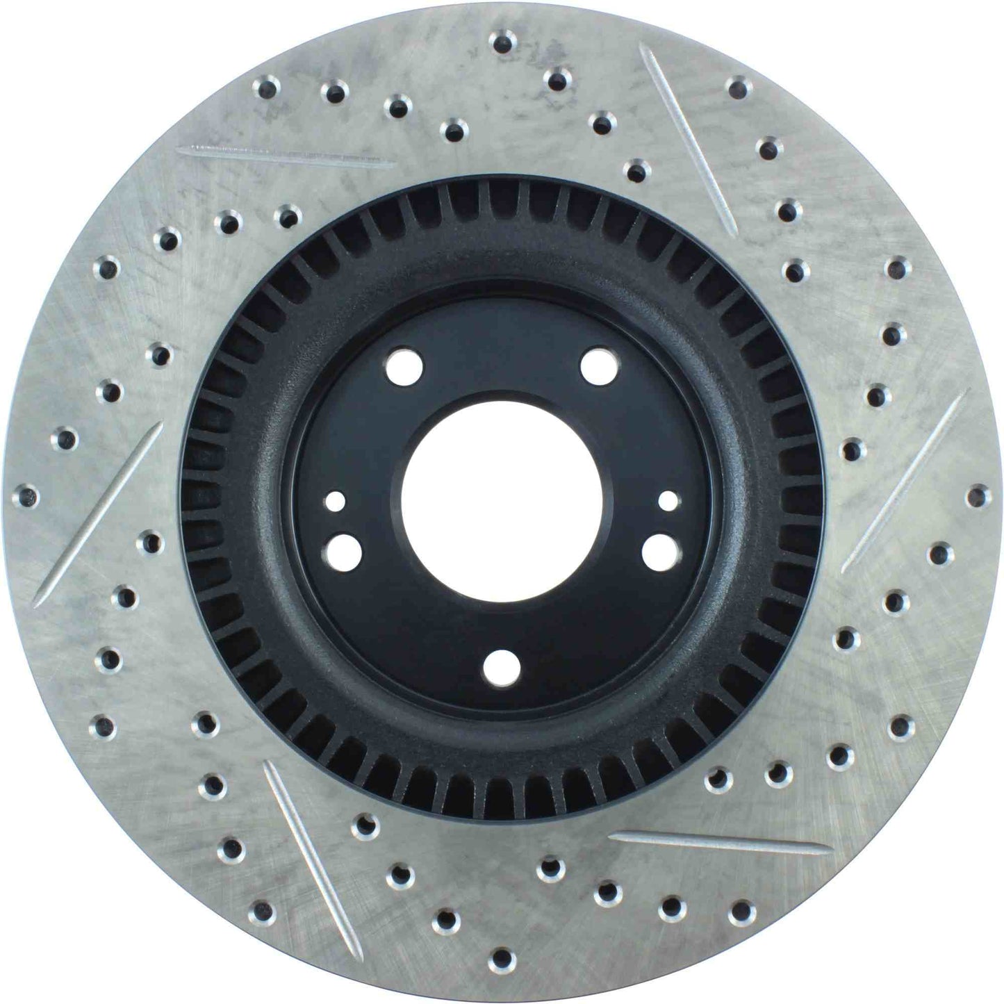 StopTech  Sport Drilled/Slotted Brake Rotor; Front Right