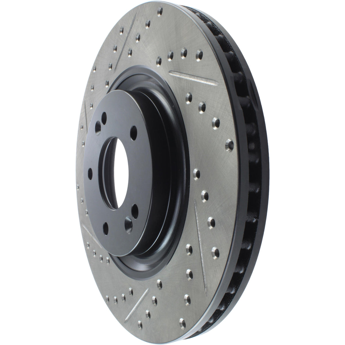 StopTech  Sport Drilled/Slotted Brake Rotor; Front Right