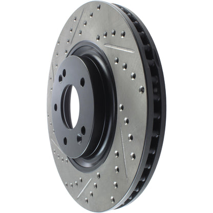 StopTech  Sport Drilled/Slotted Brake Rotor; Front Right